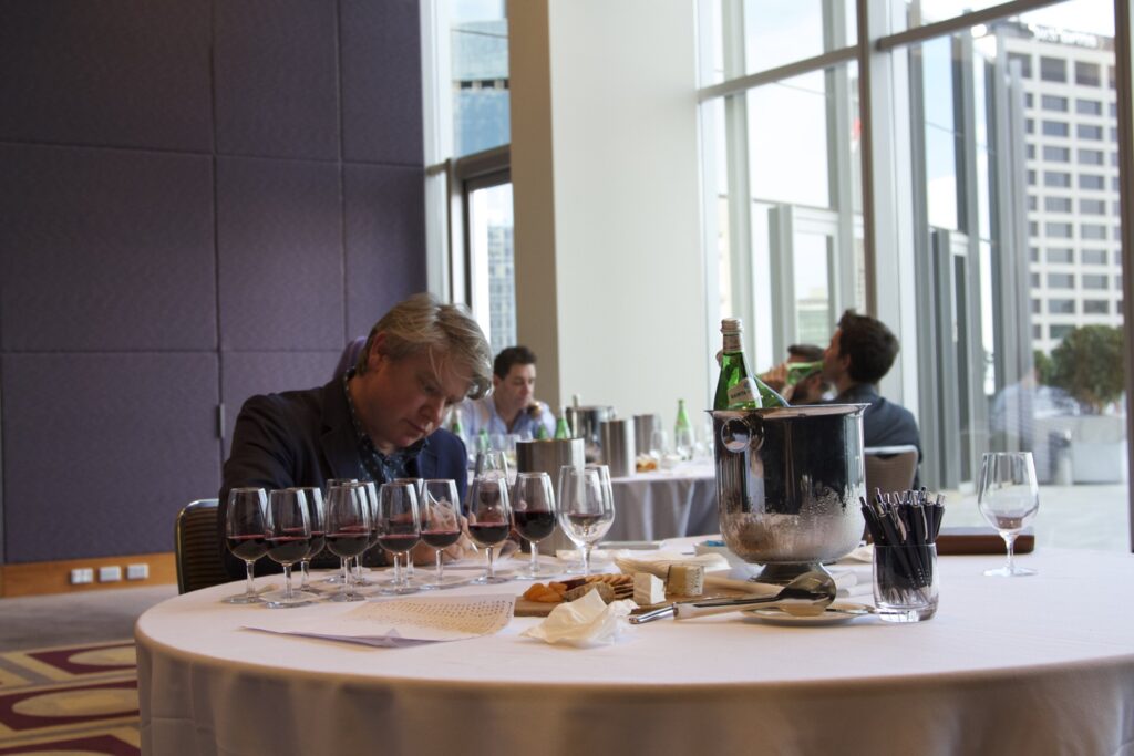 Evaluating red wines at the Melbourne international Wine Competition